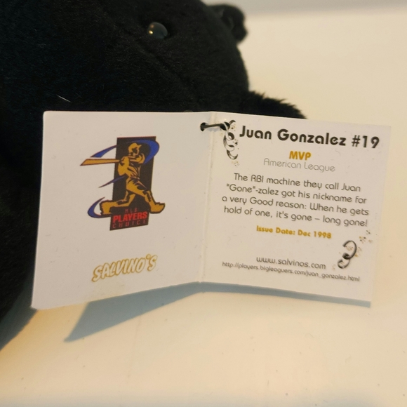 3 Salvino's Bammer Bears - AL MLB Players Choice * GREIVE * GONZALEZ * GRIFFEY * - Picture 6 of 12